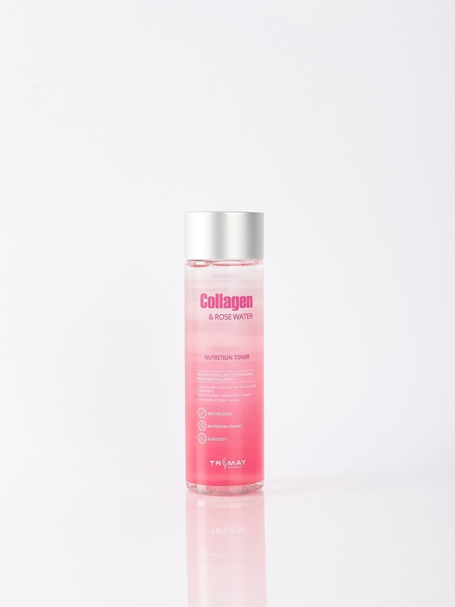 Rose collagen. Тонер trimay Collagen & Rose Water Nutrition Toner(210 мл). Увлажняющие тонеры для лица trimay Collagen Rose Water Nutrition Toner. Trimay тоник Collagen. Rose Collagen trimay.