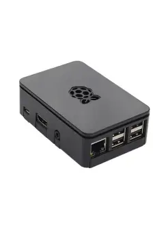 Черный пластиковый Корпус с логотипом для Raspberry PI 2 и 3