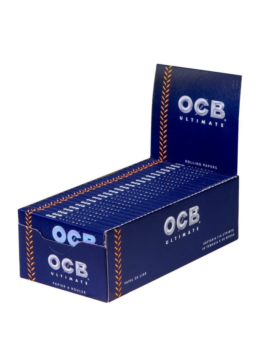 Ocb. OCB Ultimate 50 шт. OCB Double Ultimate 100 шт. OCB Blue бумага. Бумага для самокруток OCB (50).