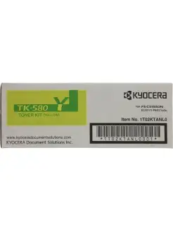 Картридж Kyocera TK-580Y Желтый (Yellow)