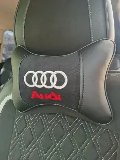 Автомобильная подушка под шею с вышивкой AUDI (ауди)