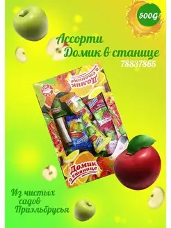 Пастила фруктовая Ассорти 500г