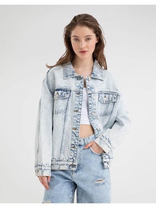 Купить джинсовые куртки женские со стразами в интернет магазинеWildBerries.ru