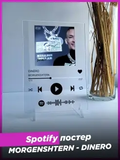 Spotify постер моргенштерн спотифай подарок подруге другу