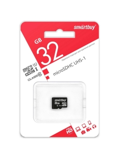 Smartbuy карта памяти micro sdhc 32gb smartbuy class 10 uhs i adp