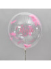 Воздушный шар Маленькая мисс 18 прозрачный с перьями бренд StarPony Воздушные шарики продавец Продавец № 659748