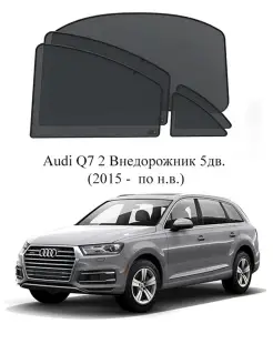 Каркасные автошторки на заднюю полусферу Audi Q7 2 Внедорожн…