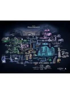 Hollow Knight - Hallownest, Игровая карта