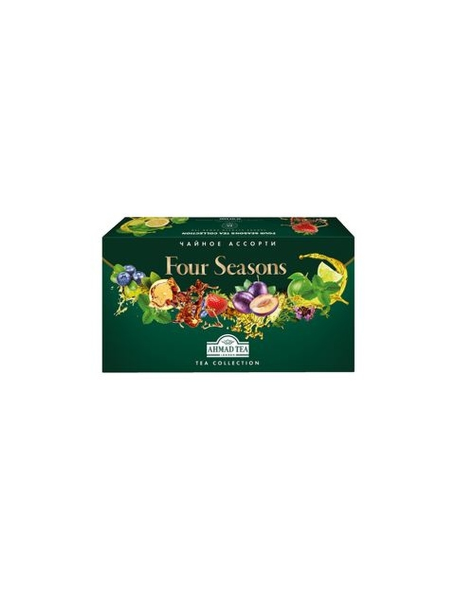 Ahmad tea seasons. Ahmad four Seasons Tea collection ассорти. Чай Ahmad (Ахмад) "four Seasons", 90 пакетиков в конвертах по 1,8 г, 15 вкусов, n060s. Чай Ahmad Tea в подарочный набор four Seasons. Ахмад 90. Пакетов 1х10 чайное ассорти (15 вкусов) (п-36 р-6).