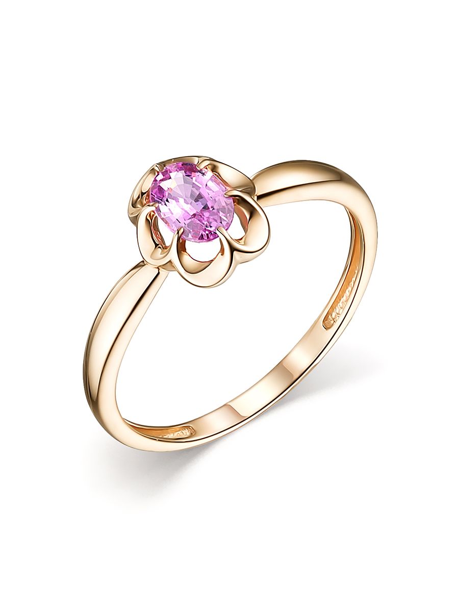 Золотое кольцо с розовым турмалином - роскошный и уникальный украшение