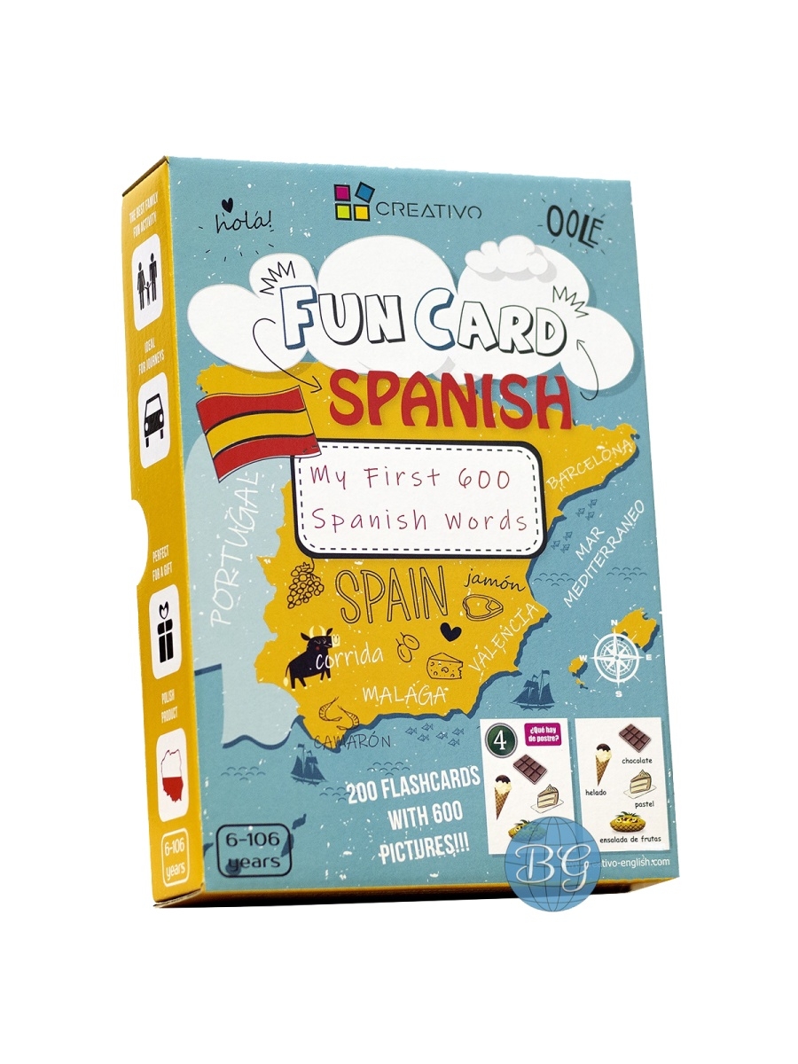 Fun Card Spanish Creativo. 