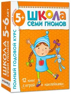 Полный годовой курс занятий с детьми 5-6 лет