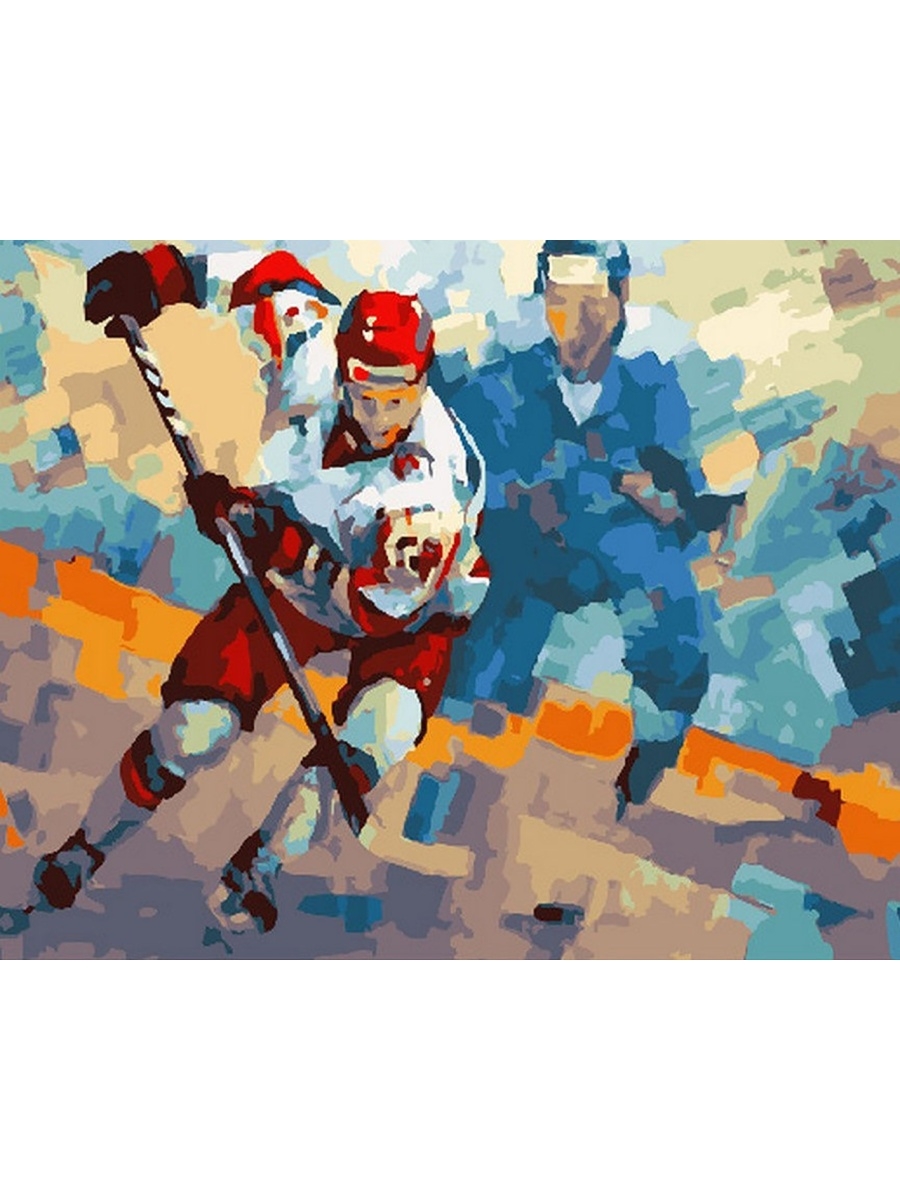 Хоккей картины художников