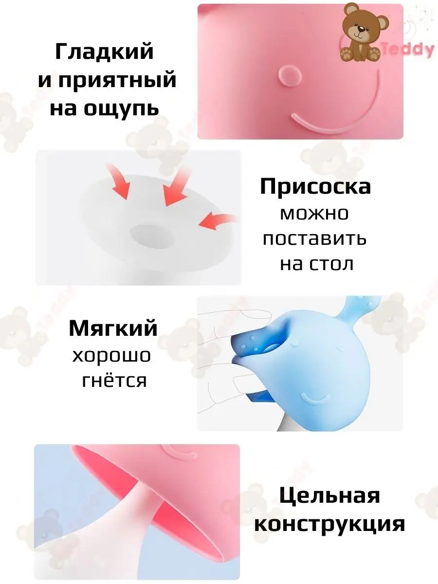 Teddy Store Прорезыватель для зубов в форме груди, грызунок, соска