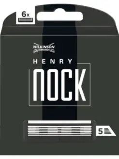 Henry Nock Кассеты для бритвы Henry Nock (Quattro), 6 шт