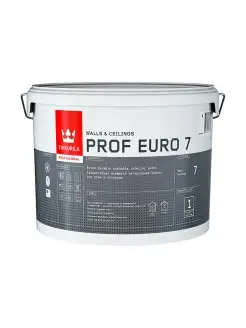 Краска интерьерная Prof Euro 7 9 л белая (база А)