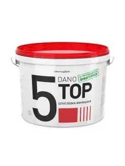 Шпатлевка финишная полимерная Danogips Top 5, 10 л