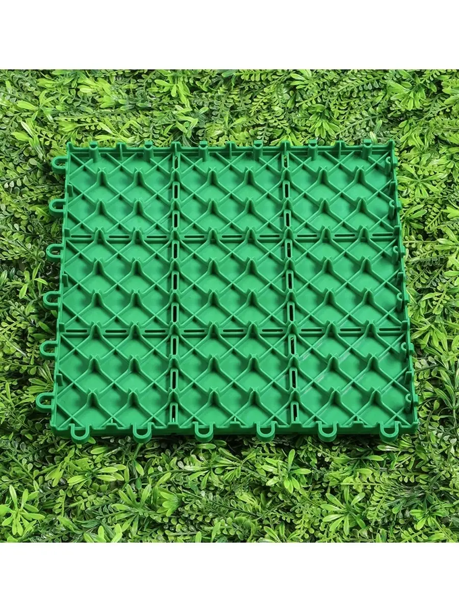 Напольное покрытие модуль 11 шт 30х30 см зелёный (мастер сад)