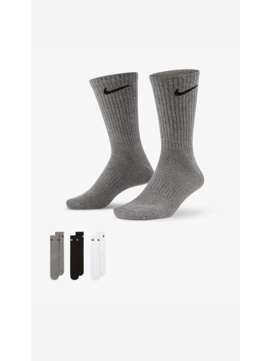 Носки Nike everyday Cushioned Crew 3-Pack