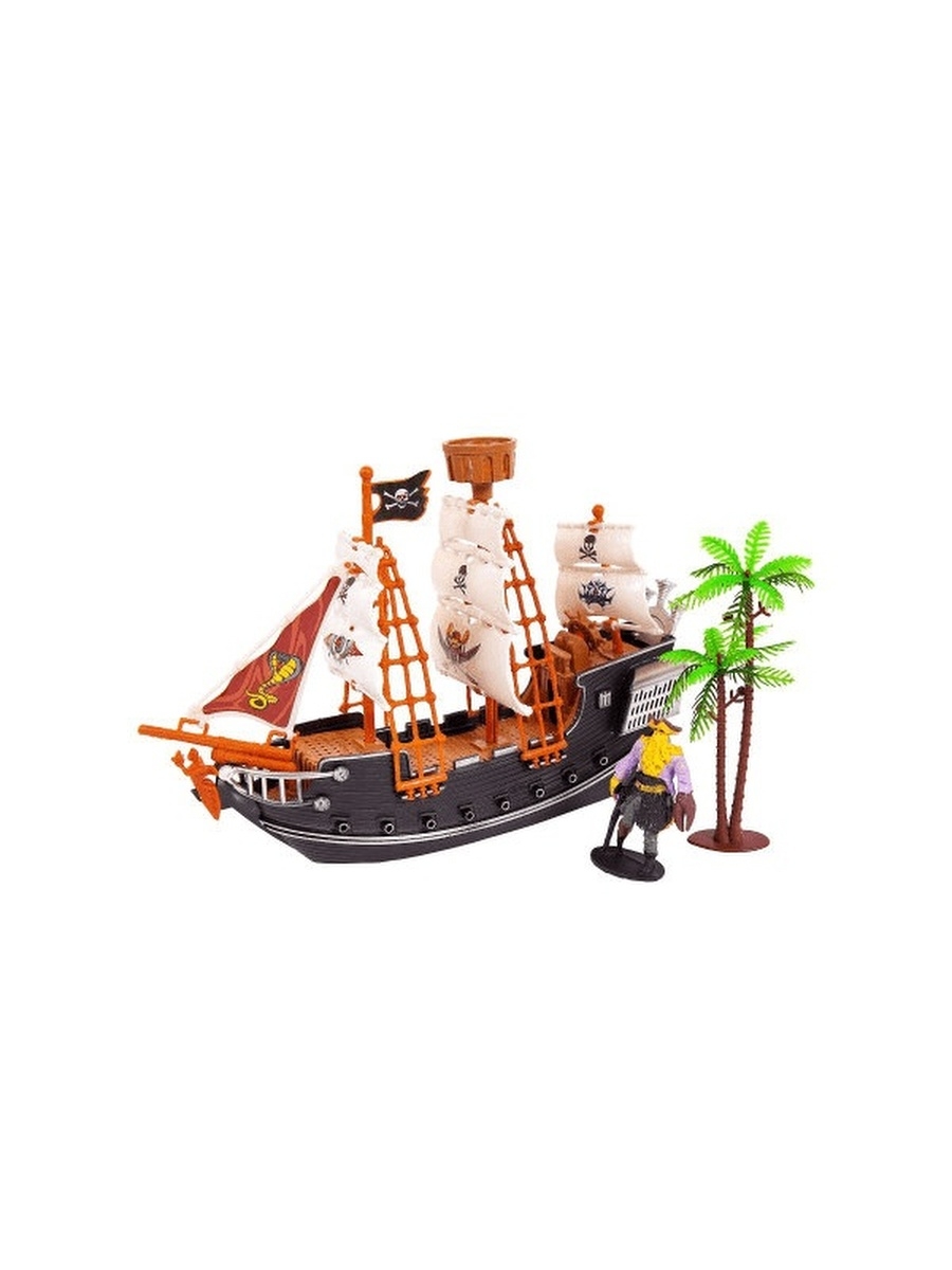 Корабль игрушка. Игровой набор Junfa Toys корабль пиратский. SLAND стартовый набор 