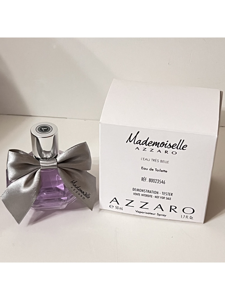 Azzaro mademoiselle tres charmante. Mademoiselle Azzaro l'intense. Духи Azzaro Mademoiselle intense. Мадмуазель Аззаро фиолетовые. Мадмуазель Аззаро тестер.