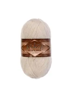 Пряжа для вязания "Angora Gold Simli" 500м, 599