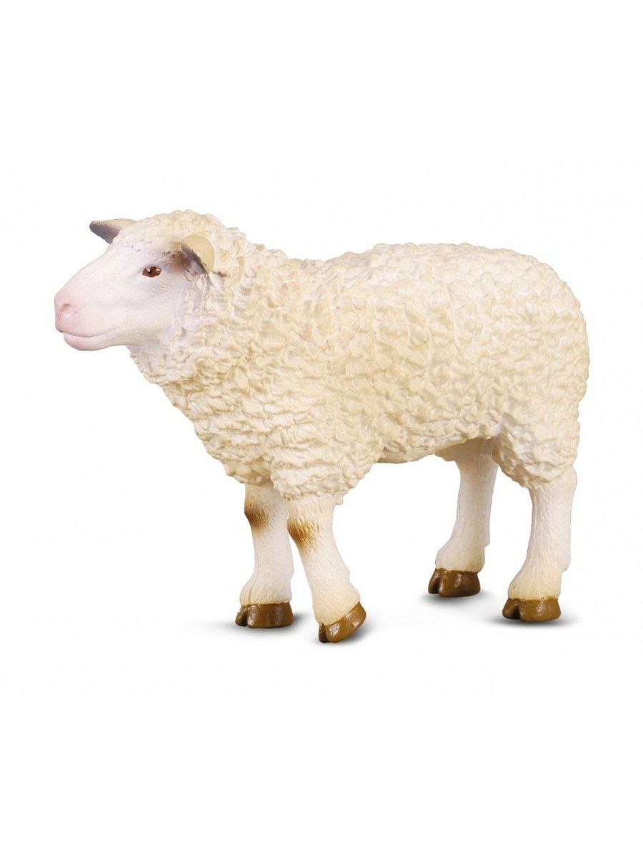 Фигурка Mojo farmland чёрномордая овца 387058