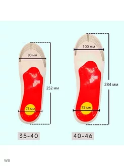 Стельки ортопедические универсальные от плоскостопия
