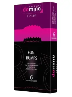 Текстурированные презервативы Classic Fun Bumps - 6 шт