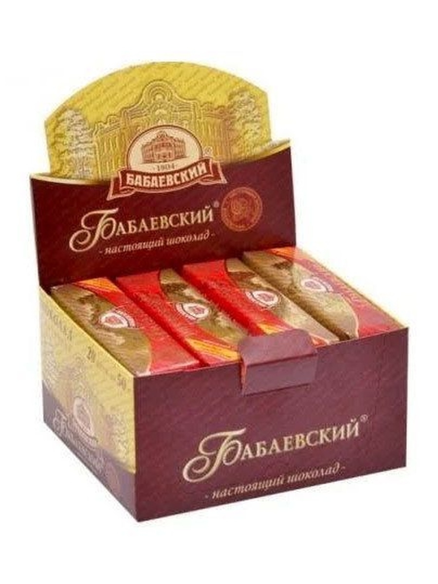 Шоколад Бабаевский со сливочной начинкой 50г