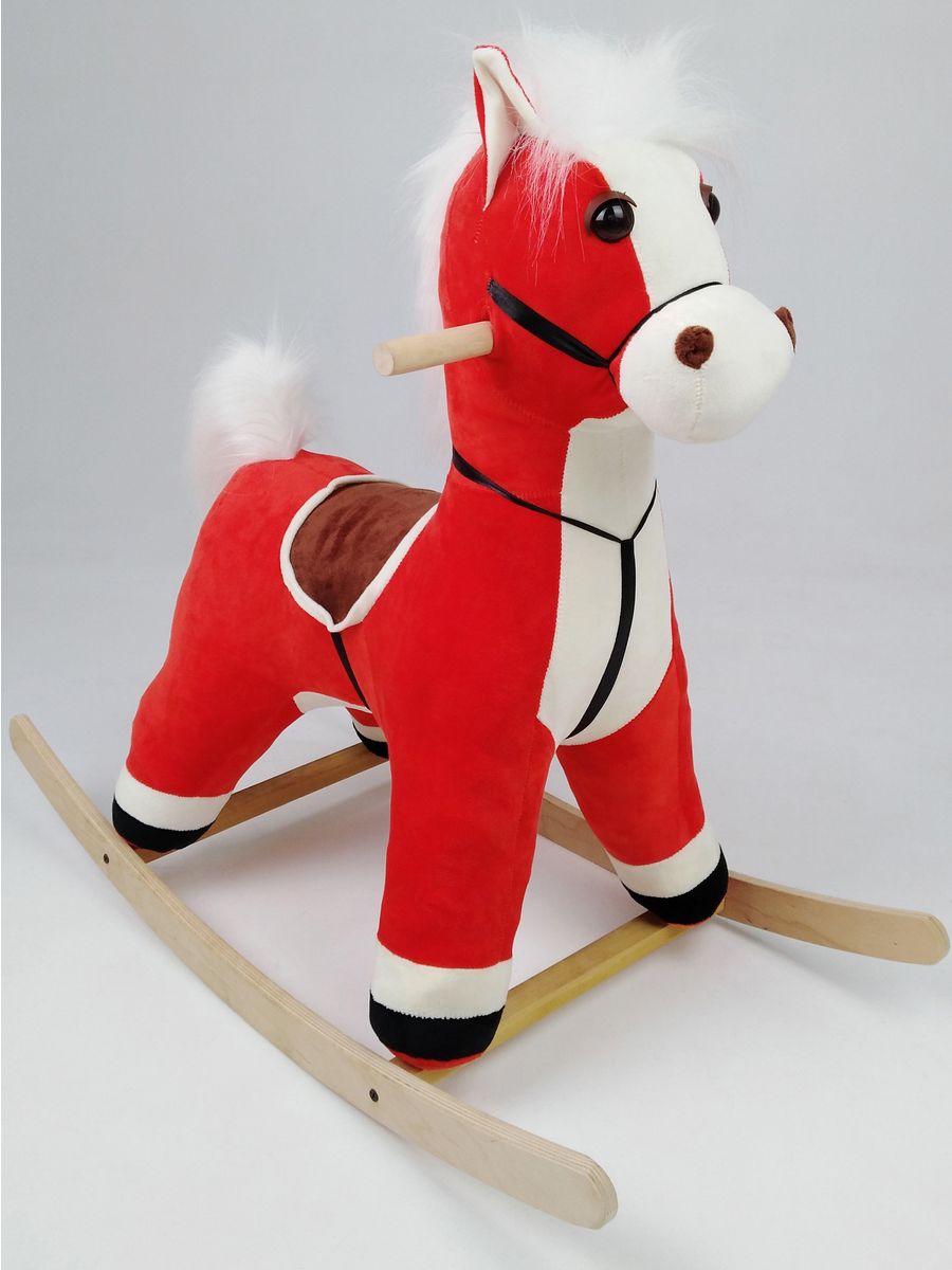 Лошадка-качалка Craft_horse с ручной росписью большая