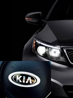 Наклейка на руль KIA