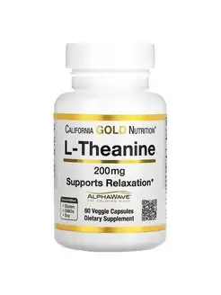 L-Theanine, L теанин 200 мг. Для успокоения