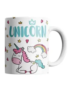 Кружка с принтом Единорог Unicorn