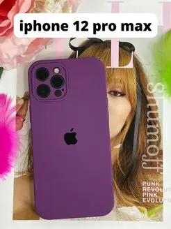 Чехол на iPhone 12 pro max с защитой камеры