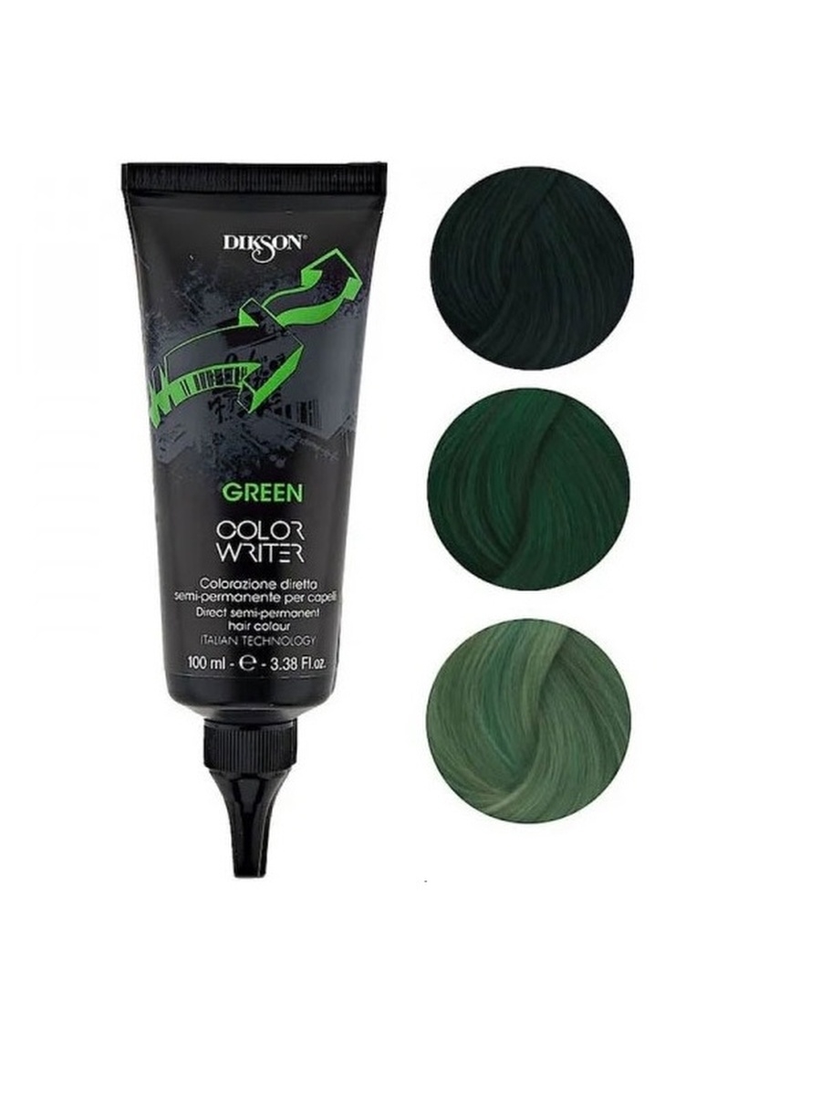 Краски для волос на основе зеленого пигмента