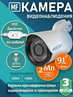 Уличная мультиформатная 2Мп с OSD-меню