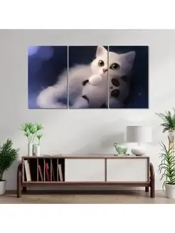 Картина модульная на холсте Красивый кот - Beautiful cat180х