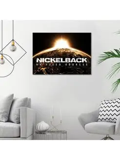 Картина на холсте Nickelback no fixed address 50х70