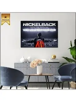 Картина на холсте Nickelback feed the machine 30х40