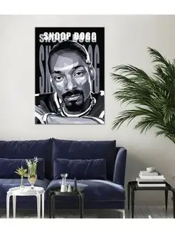 Картина на холсте Снуп Догг (7) - Snoop Dogg (7) 60х80