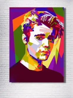 Картина на холсте Justin biber 50х70