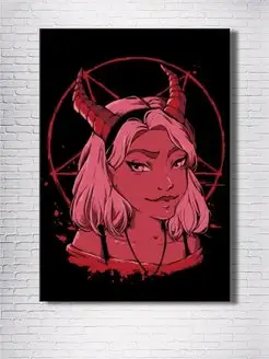 Картина на холсте Evil girl 50х70