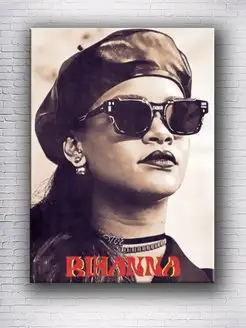 Картина на холсте Rihanna 50х70