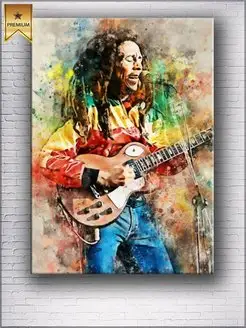 Картина на холсте Bob Marley 50х70