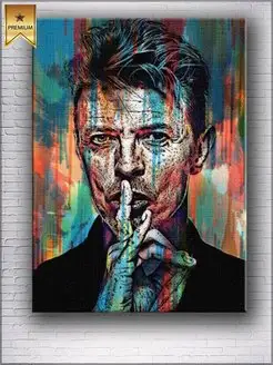 Картина на холсте David Bowie 50х70