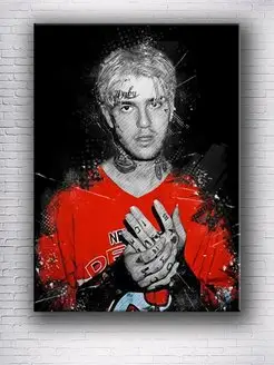 Картина на холсте Lil Peep 50х70