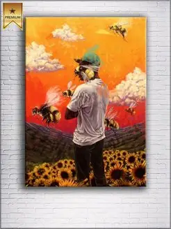 Картина на холсте tyler the creator flower boy 40х60