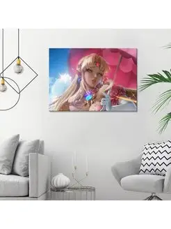 Картина на холсте Princess Zelda Peach 50х70