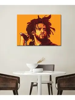 Картина на холсте J Cole 40х60